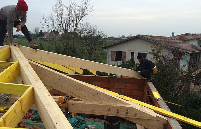 Surélévation D’une Maison à Montaigut-sur-Save (31)