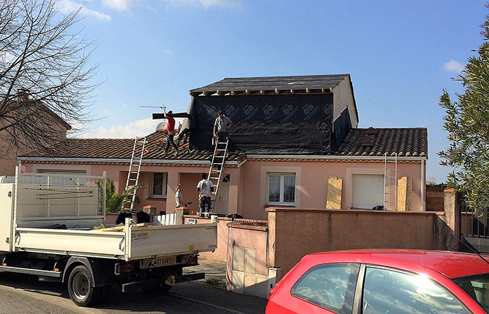 Surélévation D’une Maison à Tournefeuille (31)