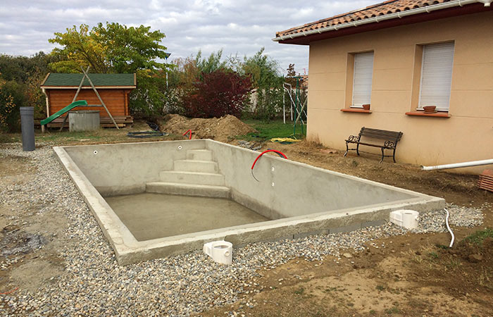 03-Extension-maison-colomiers-piscine in Extension dune maison à Colomiers (31) + Création piscine 8 x 4m