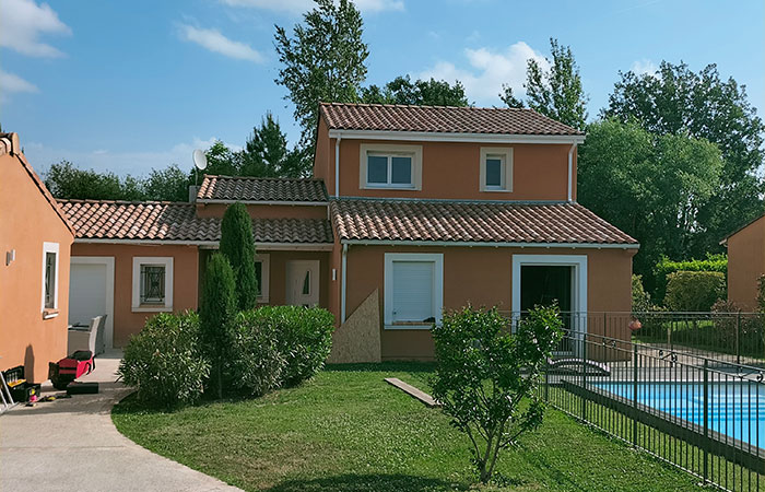 Surélévation D’une Maison à Fronton